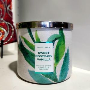 Sweet Rosmary Vanilla 3 Wick Bath and Body Works Candle